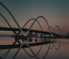 Мост на закате